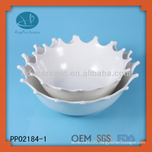 ceramics restaurant plates and bowl,Fine decorative porcelain wholesale dinner plate